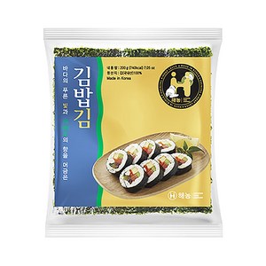 해농 김밥김 골드 230g(100매) 5봉 행사, 5개, 230g