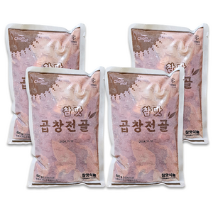 맛있는 즉석탕 참맛 곱창전골, 4개, 800g