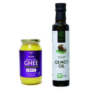 밀키오 목초사육 기버터 Ghee 500mL + 코코리프 유기농 MCT C8 250mL, 1개