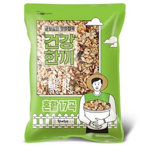 혼합잡곡 17곡 5kg 2024년산 슈퍼푸드 귀리+렌틸콩혼합 잡곡, 1개