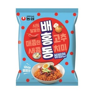 농심 배홍동 비빔면 137g, 16개