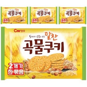 청우식품 알찬 곡물쿠키, 200g, 12개