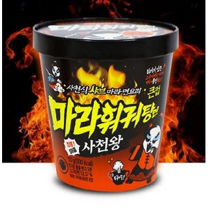 사천왕 마라탕면 큰컵 100g, 6개