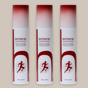 [정품] 핫슘 마그네슘 핫 스프레이 120ml, 3개