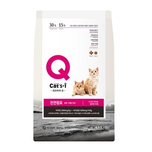 캣츠아이 큐 Q 전연령 고양이 사료 1.5kg, 연어, 1개