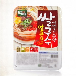 백제 용기 쌀국수 얼큰한맛, 90g, 1개