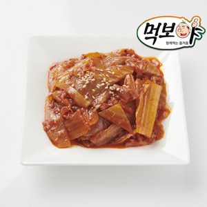 [먹보야] 100%우리농산물 볶음김치 해남배추 묵은지로 볶은김치, 1개, 1kg
