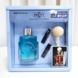 프리티 차량용 디퓨져 30ml 본품, 클린코튼, 1개