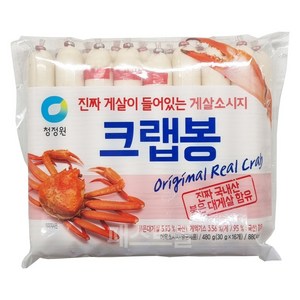 청정원 게살소시지 크랩봉, 480g, 1개