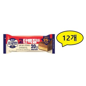 이지프로틴 고단백질바, 60g, 12개