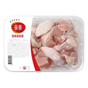 올품 닭볶음탕용 닭고기 8kg (1kg X 8팩) 국내산, 닭볶음탕M-tray 1kg X 8팩, 1kg, 8개