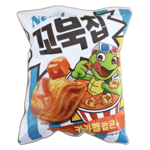 오리온 꼬북칩 카라멜팝콘, 108g, 7개