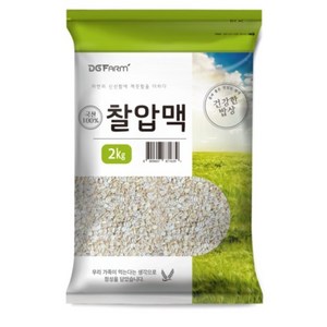 건강한밥상 국산 찰압맥, 2kg, 1개