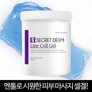 발롱뷰티 시크릿덤 라인 셀겔 (피부라인관리) 마사지겔 젤 1000ml 멘톨 바디 관리, 1kg, 1개