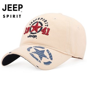 JEEP SPIRIT 캐주얼 플랫 모자 CA0014 + 정품 인증 스티커