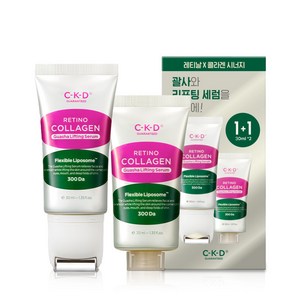 CKD 레티노콜라겐 저분자 300 괄사 리프팅 세럼 30ml 1+1기획, 2개