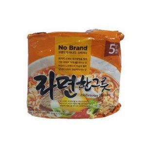 노브랜드 라면한그릇 멀티 115g 봉지라면, 5개