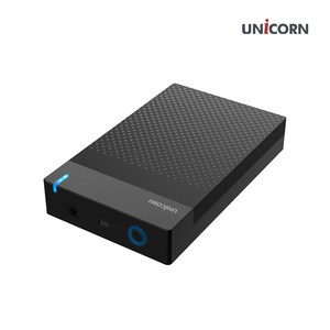 유니콘 HDD-500V USB3.1C to A 유무선 외장하드케이스 3.5인치 슬라이드조립, 1