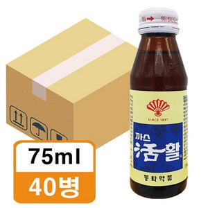 동화약품 부채표 까스활, 75ml, 40개