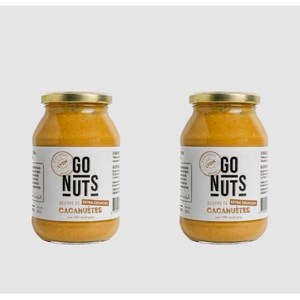 Go Nuts 고넛츠 유기농 땅콩버터 엑스트라 크런치 피넛버터, 270g, 2개