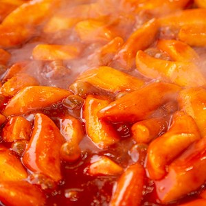 노을빛깔 떡볶이 (떡+어묵+소스) 보통맛, 250g, 4개