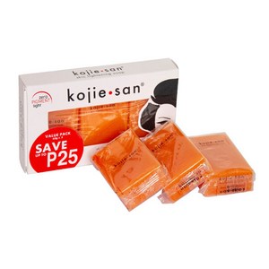 Kojie san skin lightening soap 3 bars [65g*3] 코지산 비누 스킨 라이트닝, 65g, 3개