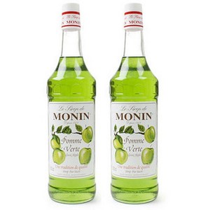 모닌 그린애플시럽 1000ml 2개세트, 1L, 2개