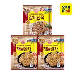 오뚜기 갈비산적 400g 2봉+해물완자 390g 4봉, 1세트, 2.36kg