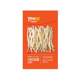 구운진미채, 4개, 25g