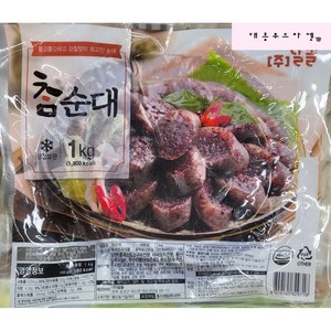 (주) 달솔 참 순대 1kg(냉장), 1kg, 1개