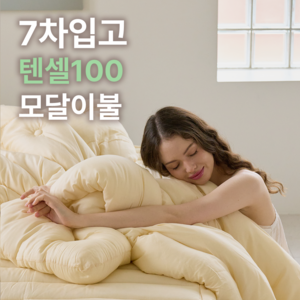 [국내생산] 에그룸 시그니처 모달이불 실크 촉감 모달100% 차렵 침구 호텔 이불 4colo