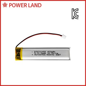 [리튬폴리머] DTP 701456 3.7V 450mAh RB타입/배터리/세이펜/배터리/충전지, 1개, 1개입