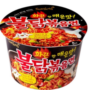 삼양 불닭볶음면 큰컵 105g, 8개