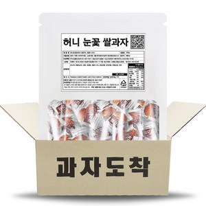 크리스피 허니 눈꽃 쌀과자, 465g, 1개