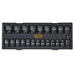 자동차공구 JTC-K4223 1/2 DR.22pcs 임펙 소켓세트(6PT)/자동차공구 천일공구사, 1개