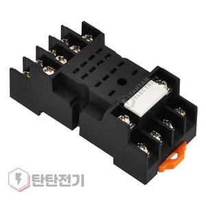 MY4 타입 14핀 릴레이 소켓 14 Pin Relay Timer Socket PLUG-IN 찬넬 Din-Rail MY4N MY4SL, 1개