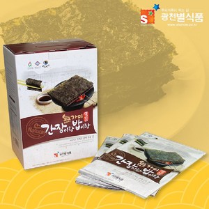 별식품 광천별맛 무가미 밥이랑 간장이랑 전장김 12g x 10봉, 10개