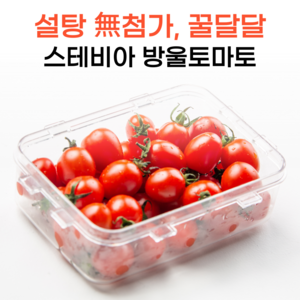 달콤한 스테비아 방울토마토 고당도 대추방울토마토, 4개, 500g