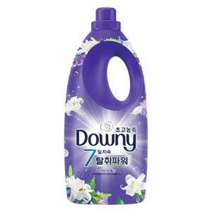 다우니 초고농축 7일 탈취파워 섬유유연제 화이트 티와 릴리 본품, 2L, 1개