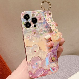 에르모사 갤럭시 S22 S22플러스 S22울트라 케이스 GALAXY PHONE CASE 벚꽃 핸드 스트랩 폰케이스