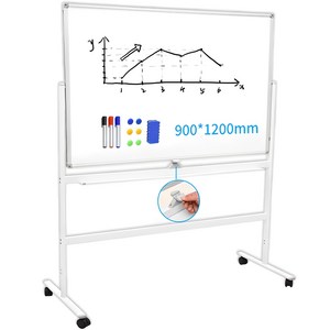 화이트보드 대형 화이트 보드 자석 화이트 보드 화이트보드+이동식스탠드