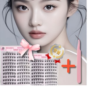 요꼬미 3D 인조 속눈썹 노글루 원터치 C컬 딥블랙 120P, 1개, 스프링데이즈 블랙