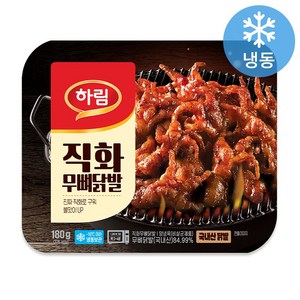 하림 직화 무뼈 닭발 180g, 2개