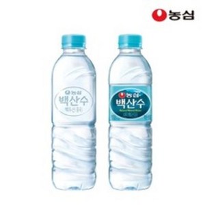 백산수 무라벨, 500ml, 100개