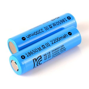 18650 배터리 3.7V 2200mAH 보호회로적용, 1개입, 1개