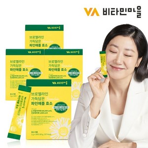 브로멜라인 가득담은 파인애플 효소 4박스 총120포, 60g, 4개