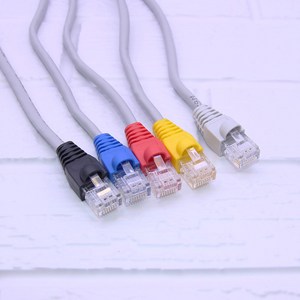 rj45보호캡 혼합색상 100개 cat5 cat6용