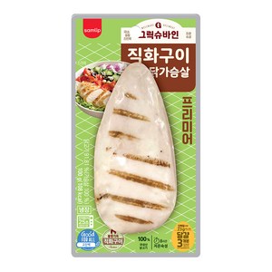 삼립 그릭슈바인 직화구이 닭가슴살 프리미어 100g, 1개