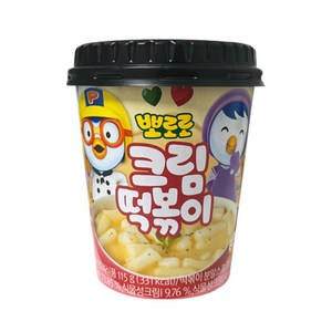 뽀로로 떡볶이 크림맛, 115g, 8개