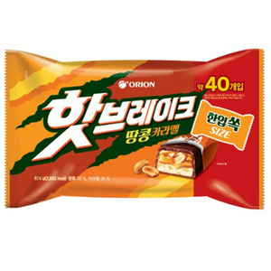 오리온 핫브레이크 한입쏙, 574g, 4개